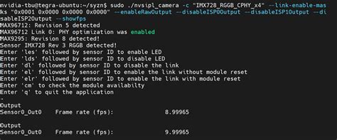 NvSIPLCamera Init failed and Master Initialization Failed when .